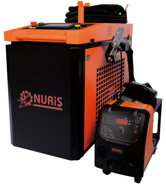 NURİŞ NL2000W Su Soğutmalı Lazer Kaynak Makinası ve Lazerli Metal Temizleme