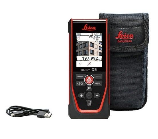 LEICA DISTO D5 Bluetooth ve Kameralı Lazer Metre (200 Metre)