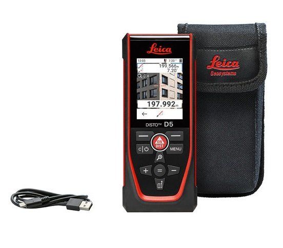 LEICA DISTO D5 Bluetooth ve Kameralı Lazer Metre (200 Metre)