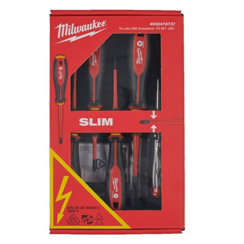 Milwaukee T4932478737 TRI-LOBE VDE Tornavida Set -5 Parça