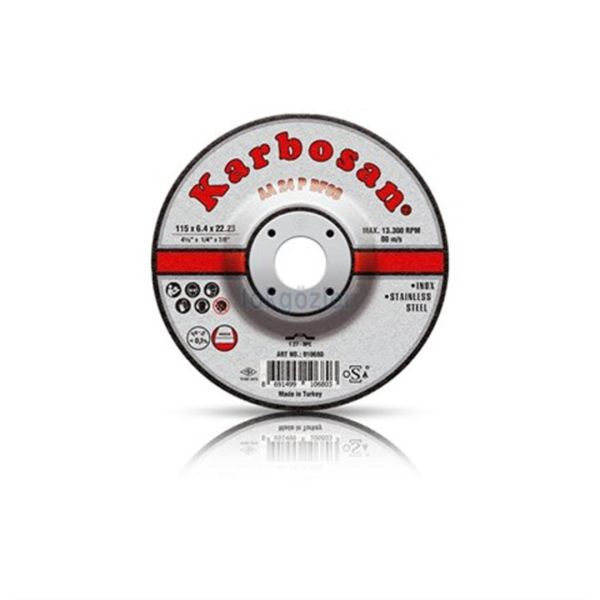Paslanmaz Çelik (Inox) Taşlama Diskleri  180 x 6.4 x 22.23