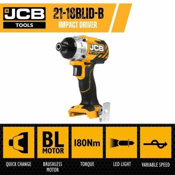 JCB 21-18BLID-B 18 Volt Somun Sıkma ve Vidalama (Akü-Şarj Aleti Hariç)