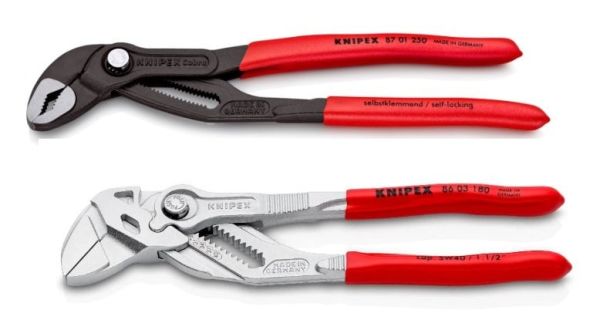 KNIPEX 2'li Fort Pense Seti Cobra+Rekor Tutucu Çeneli (003120V03)