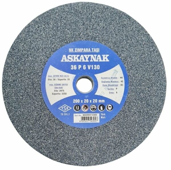 ASKAYNAK 200x20x20 mm NK Bileme - Taşlama Taşı