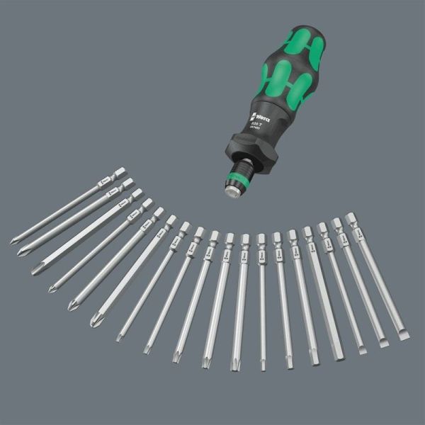 WERA Kraftform Kompakt Turbo Bits Tornavida Seti (05057482001)