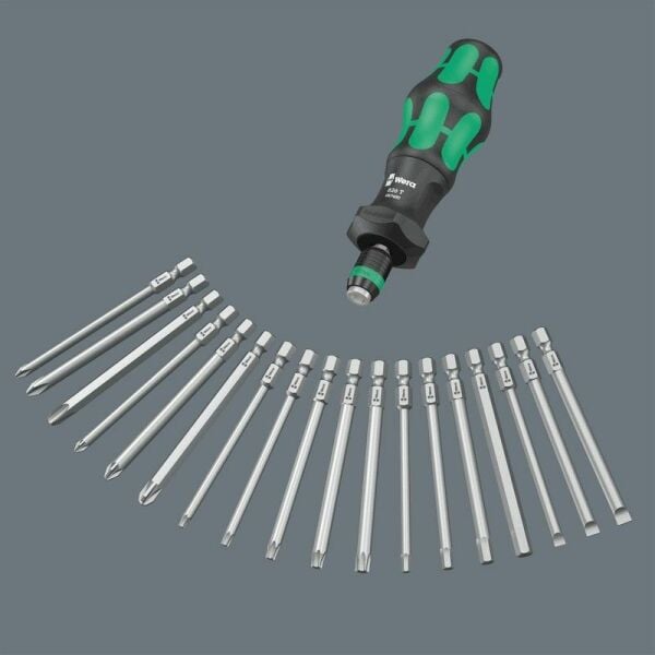 WERA Kraftform Kompakt Turbo Bits Tornavida Seti (05057482001)