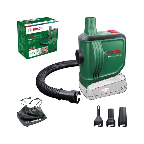 BOSCH EasyInflate 18V-500 Akülü Hava Pompası (Akü ve Şarj Aleti Hariçtir)