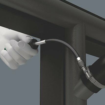 WERA 392 Flex Esnek Milli Bits Tornavida (Kilitlenebilir Uç Tutucu)