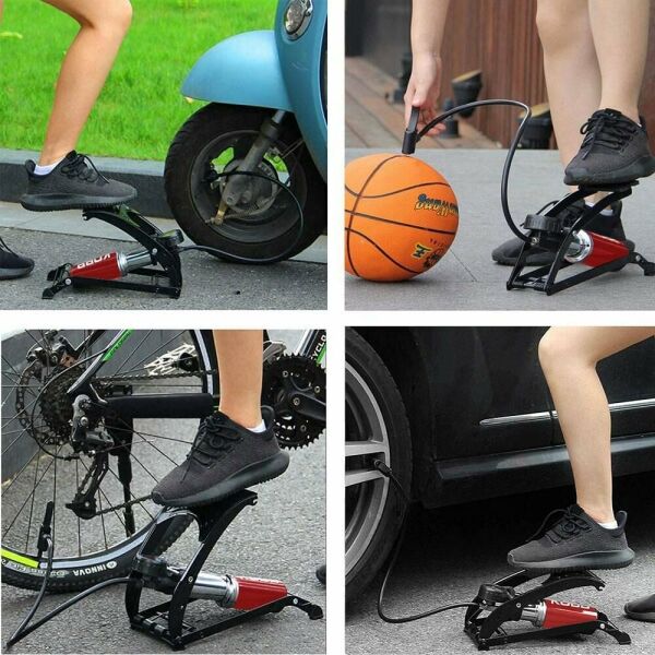 KOBB KB0901 Basınç Göstergeli Ayak Pompası 87 Psi