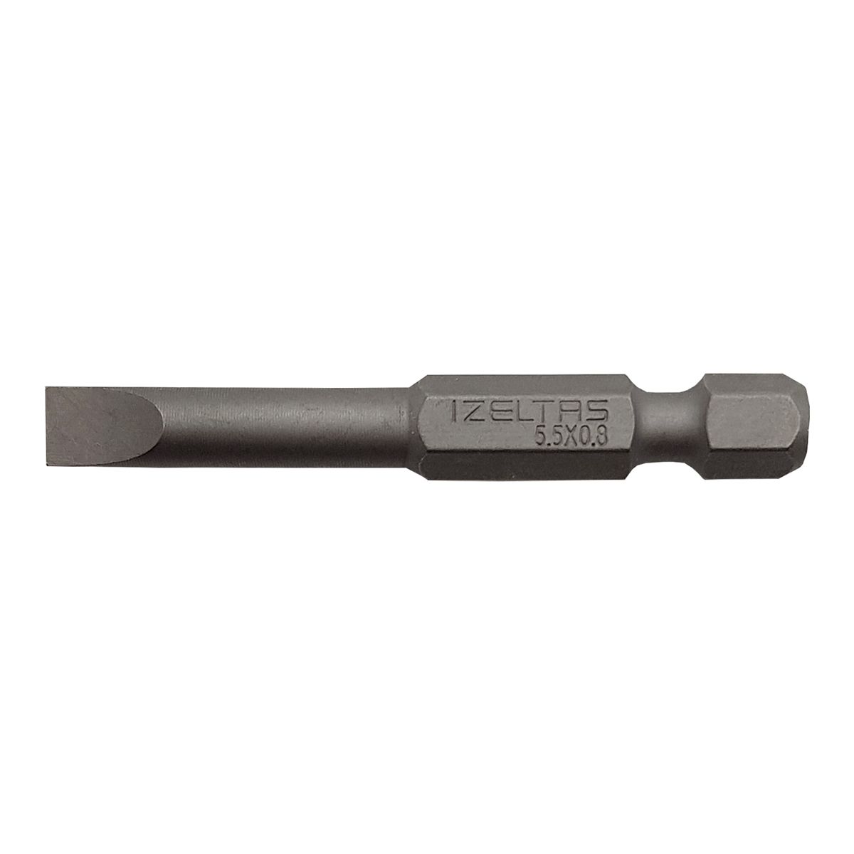 İzeltaş Düz Bits Uç 0.8x5.5 (50MM) - 4810205855