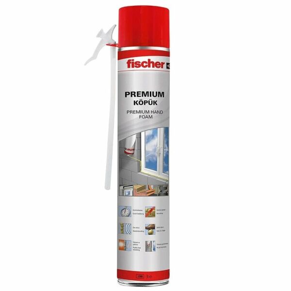 FISCHER PU 1/600 B3 Poliüretan Köpük 600 ml