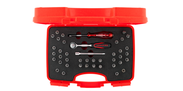 İzeltaş- 1/4'' Bits Uçlu Lokma Takımı 42 Parça