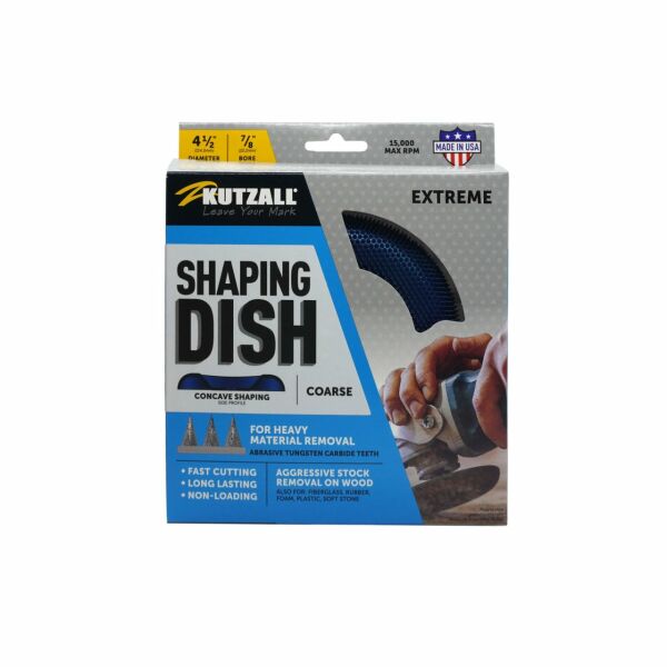 KUTZALL DW412X90 Kalın Diş Çanak Törpü 115 mm (Taşlama İçin)