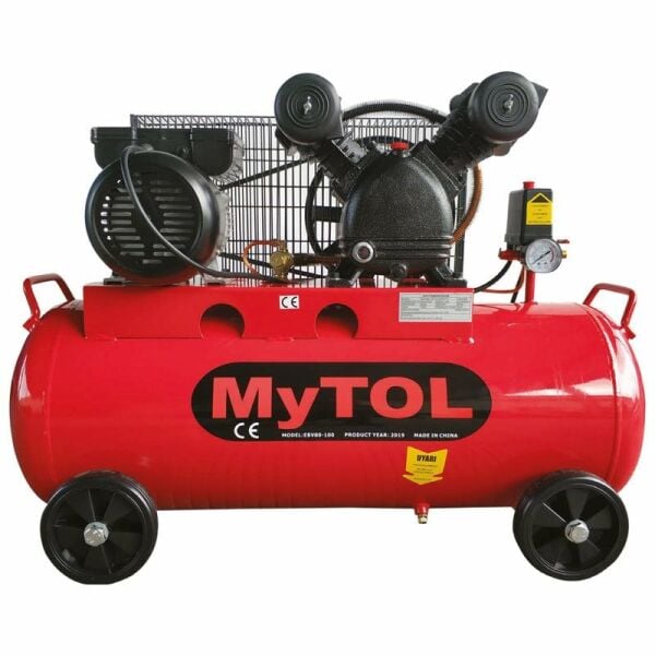 MYTOL 200 Litre V Kafa Hava Kompresörü 3 Hp