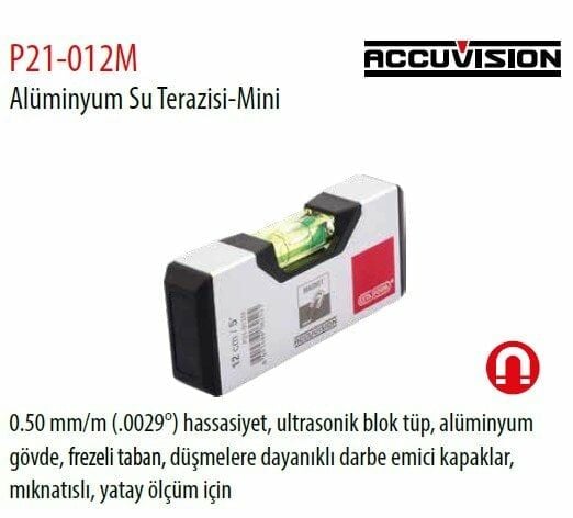 CETA Mini Su Terazisi 12 cm Mıknatıslı P21-012M