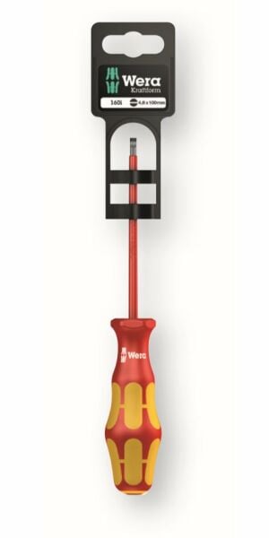 WERA 160i SB VDE Düz Tornavida 2.5 x 80 mm