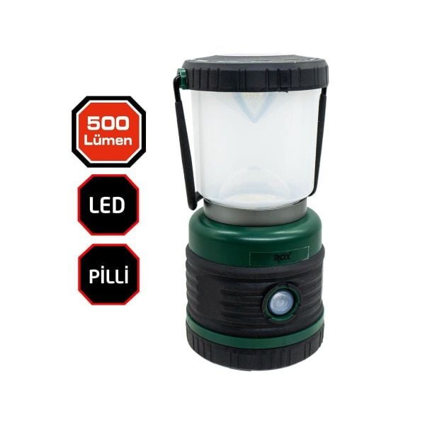 ROX Pilli Outdoor Kamp Feneri 500 Lümen (153ROX0219)