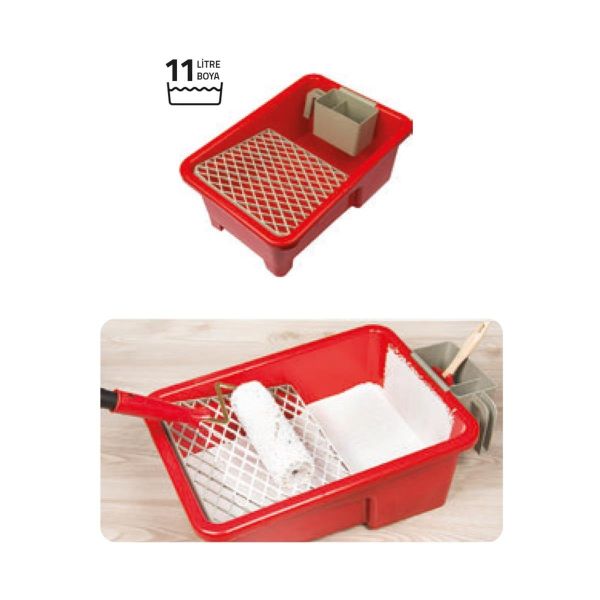 Dekor 1180 Büyük Boy Boyacı Kabı 3 Parça