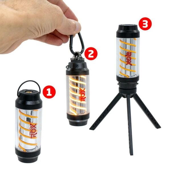 ROX Outdoor Ambiyans Işıklı Şarjlı Kamp Feneri 360 Lümen (153ROX0265)