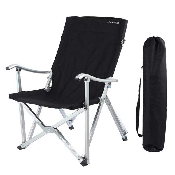 MADFOX Dachuan Katlanır Siyah Kamp Sandalyesi