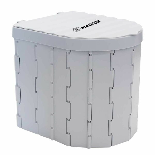 MADFOX Bi-Pot Kamp İçin Katlanır Portatif WC