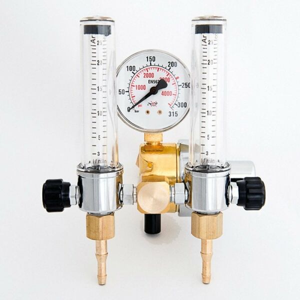 KASWELD 2303-F2 Çift Flowmetreli Argon Basınç Düşürücü Regülatör