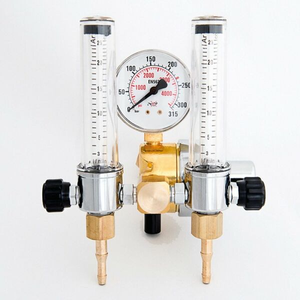 KASWELD 2303-F2 Çift Flowmetreli Argon Basınç Düşürücü Regülatör