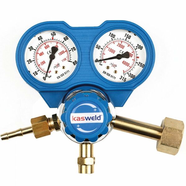 KASWELD 2401 Oksijen İçin Yüksek Basınç Düşürücü Regülatör (0-50 Bar)