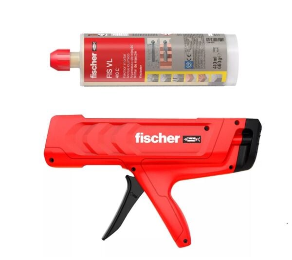 FISCHER FIS DM C Pro Kartuş Epoksi Tabancası Tekli Şişman Epoksiler İçin