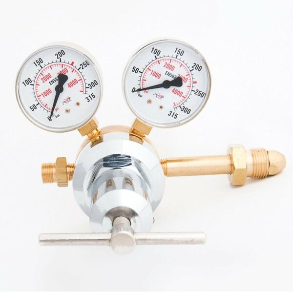 KASWELD 2603 Argon İçin Yüksek Basınç Düşürücü Regülatör(0-200 Bar)