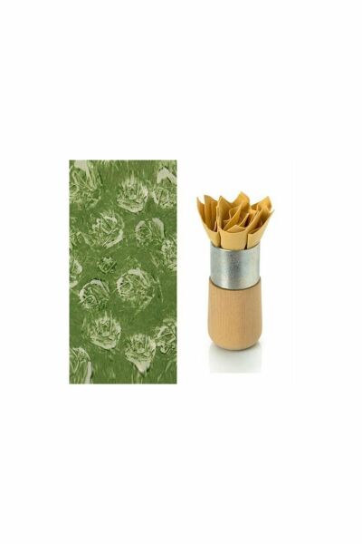 Dekor 1326 Deri Gül Efekt Damgası