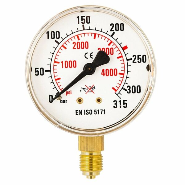 KASWELD 4104 Manometre 63 mm 0-315 Bar