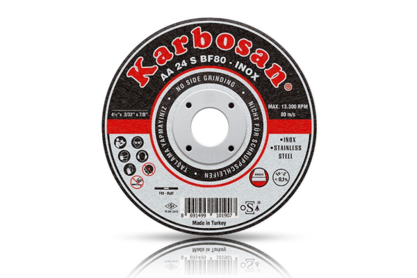 Karbosan 125x1.0x22.23mm İnox Metal Kesme Taşı 910400