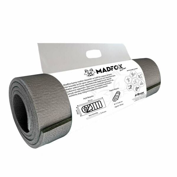 MADFOX Skylıne Hike Insulated Foam Kamp Matı XPE-35 (Gri)