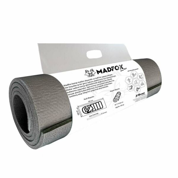 MADFOX Skylıne Hike Insulated Foam Kamp Matı XPE-35 (Gri)