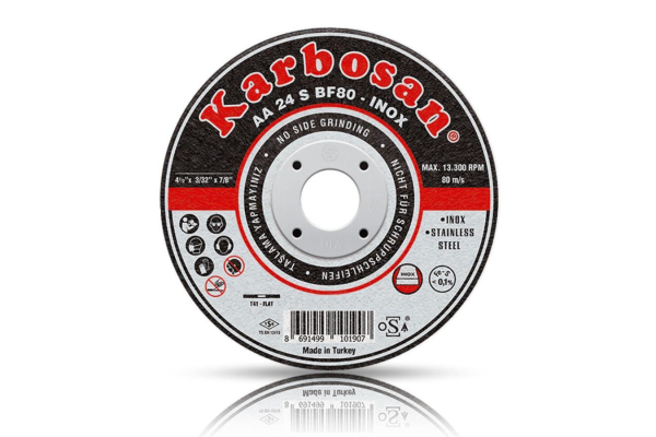 Paslanmaz Çelik (Inox) Kesme Diskleri İnce Düz 180 x 1.9 x 22.23