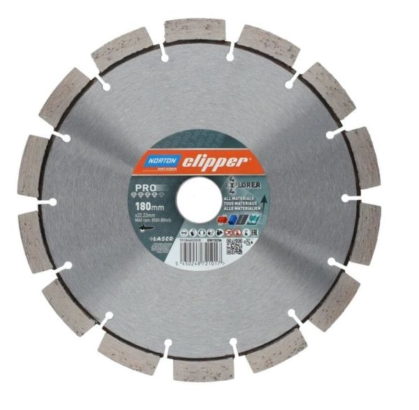 NORTON Clipper 4x4 Explorer Universal Elmas Testere 180 mm