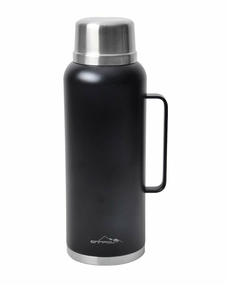 NURGAZ Campout Çift Katmanlı Termos 2600 ml Siyah (NG 166)