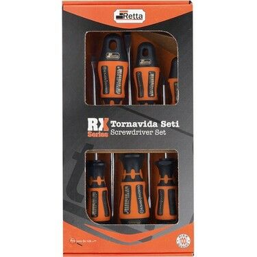 Retta RX Serisi 6 Parça Tornavida Seti