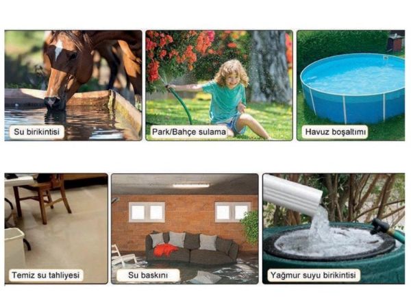 Rainpump CS550INOX-N Paslanmaz Gövdeli Drenaj Dalgıç Pompa