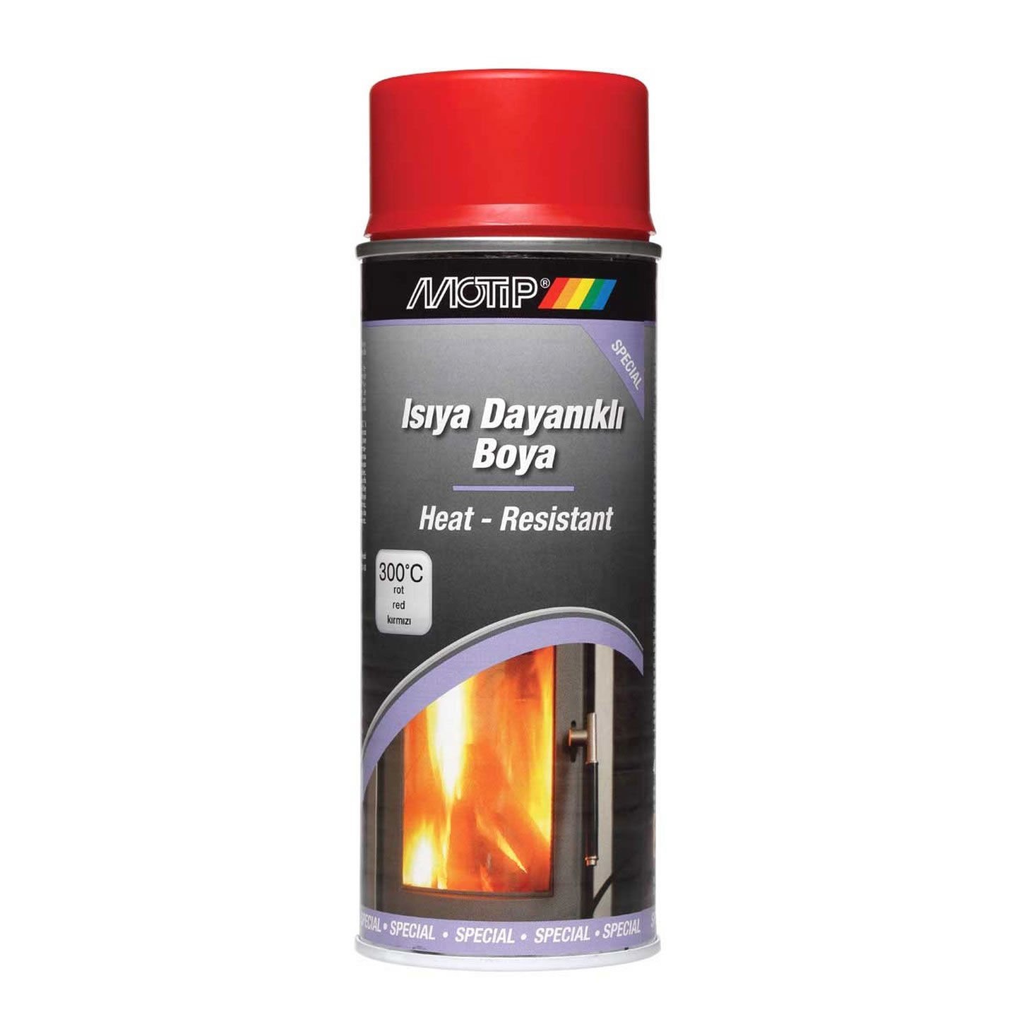 Motip 300°C Isıya Dayanıklı Sprey Boya Kırmızı 400ml