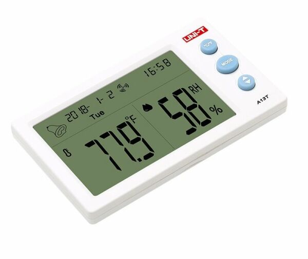 UNIT UTA13T Dijital Saat Sıcaklık ve Nem Ölçerli