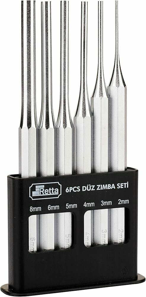 RETTA PİM ZIMBA SETİ 6 PARÇA DÜZ (VAKUMLU) - RPS0208