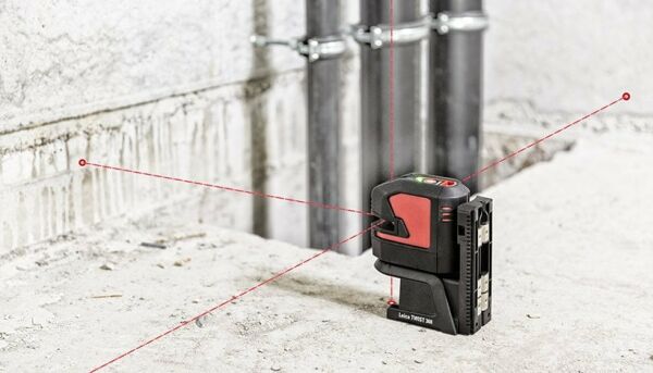 LEICA LINO P5 Duvarcılar için 5 Noktalı Şakül Lazer Terazi