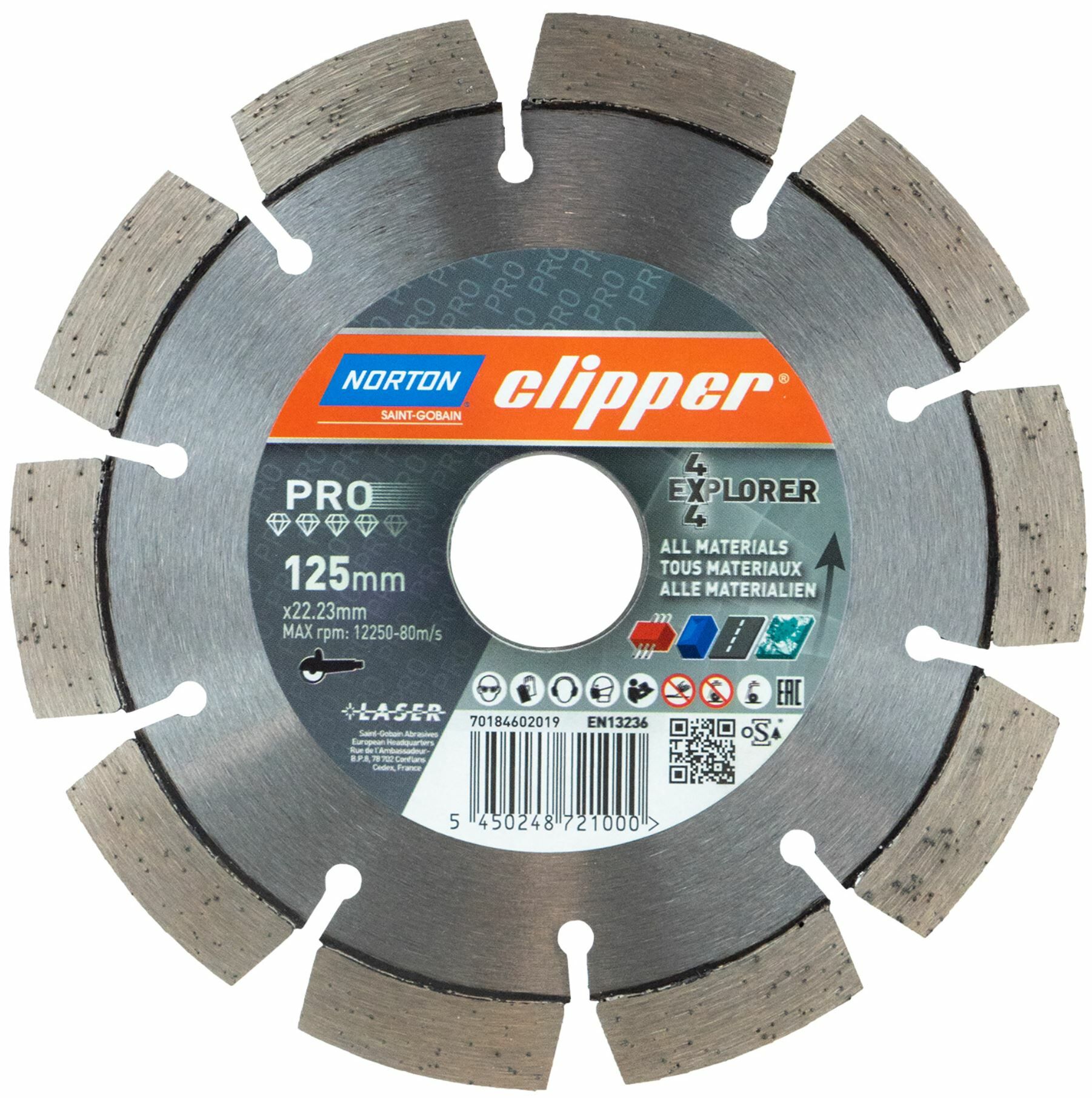NORTON Clipper 4x4 Explorer Universal Elmas Testere 125 mm
