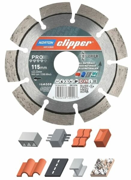 NORTON Clipper 4x4 Explorer Universal Elmas Testere 125 mm