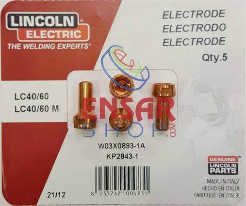 LINCOLN W3X893-1A Plazma Elektrodu-Elektrode (KP 2843-1)
