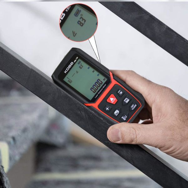 KOBB KBL 120 Profesyonel Li-ion Şarjlı Lazer Metre 120 Metre
