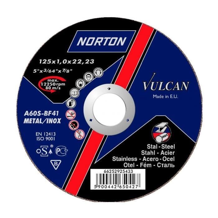NORTON 180x2x22 mm Metal Kesme Taşı (Vulcan)