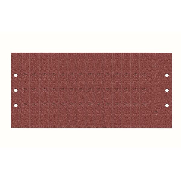 WORX WA2029 185x95mm 60, 80, 120 Kum, 15 Adet Cırtlı Universal Zımpara Kâğıdı Seti